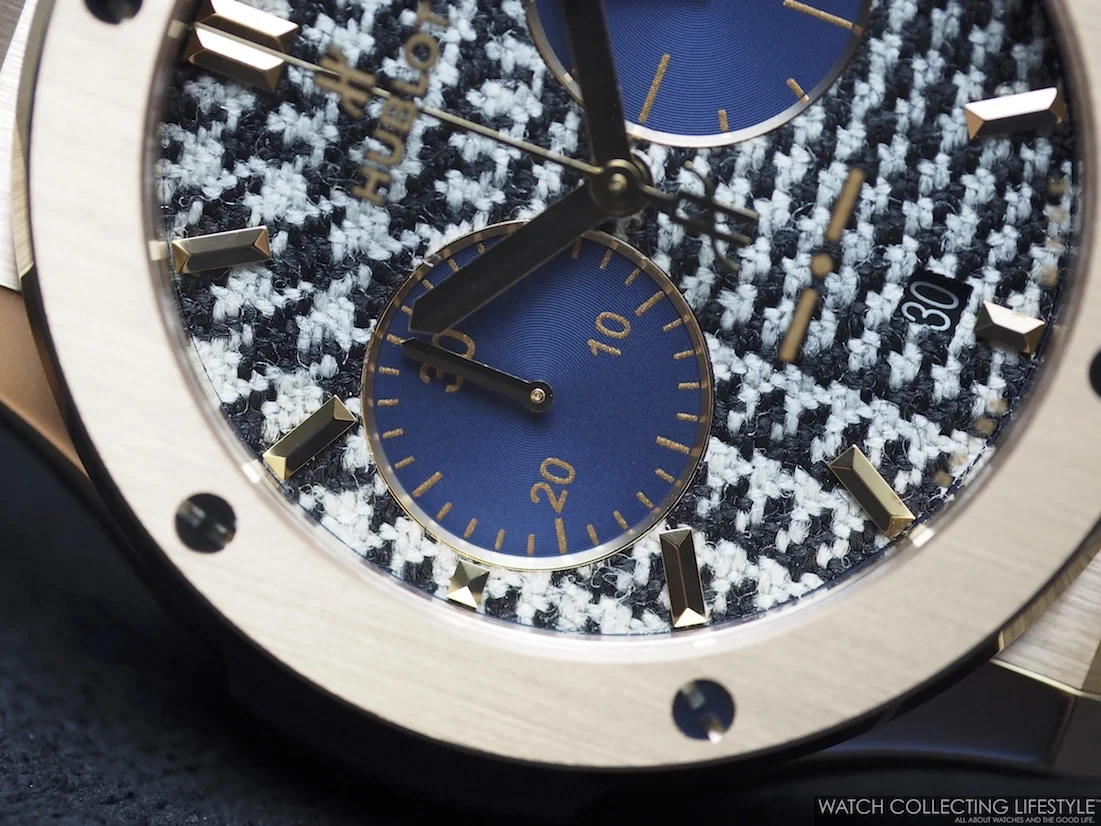 Baselworld 2017: Hublot Classic Fusion Chronograph Italia Independent Tartan, Houndstooth and Prince of Wales. Live Pictures, Hands-on & Price.