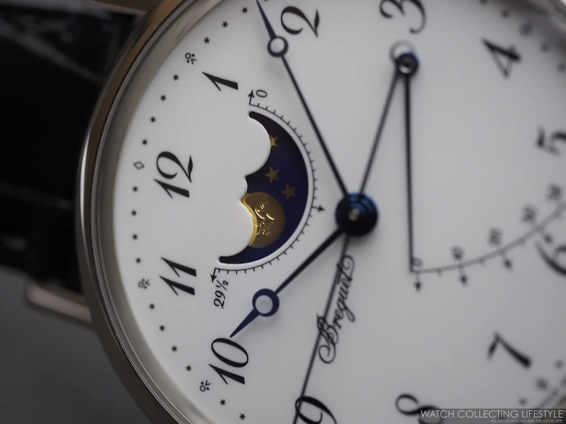 Breguet Classique Moonphase ref. 7787 'Grand Feu' Enamel Dial. Hands-on with a Classic, Elegant and Timeless Looking Watch.