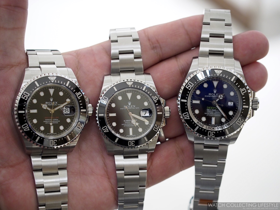 submariner sea dweller difference