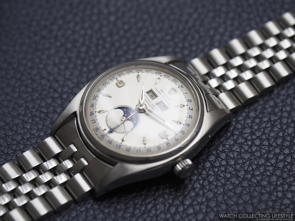 Rare Bird Rolex Triple Calendar ref. 6062 in Stainless Steel with