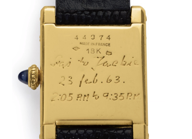 News: Jackie O's Cartier Tank Sells for $379,500 USD at the Christie's ...