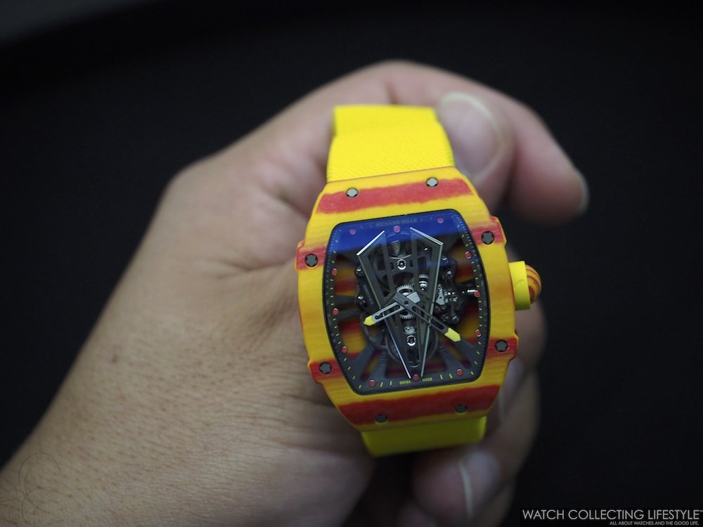 Insider: Richard Mille RM 27-03 Tourbillon Rafael Nadal. Hands-on with a  Featherweight and Colorful RM Perfect for Halloween. — WATCH COLLECTING  LIFESTYLE