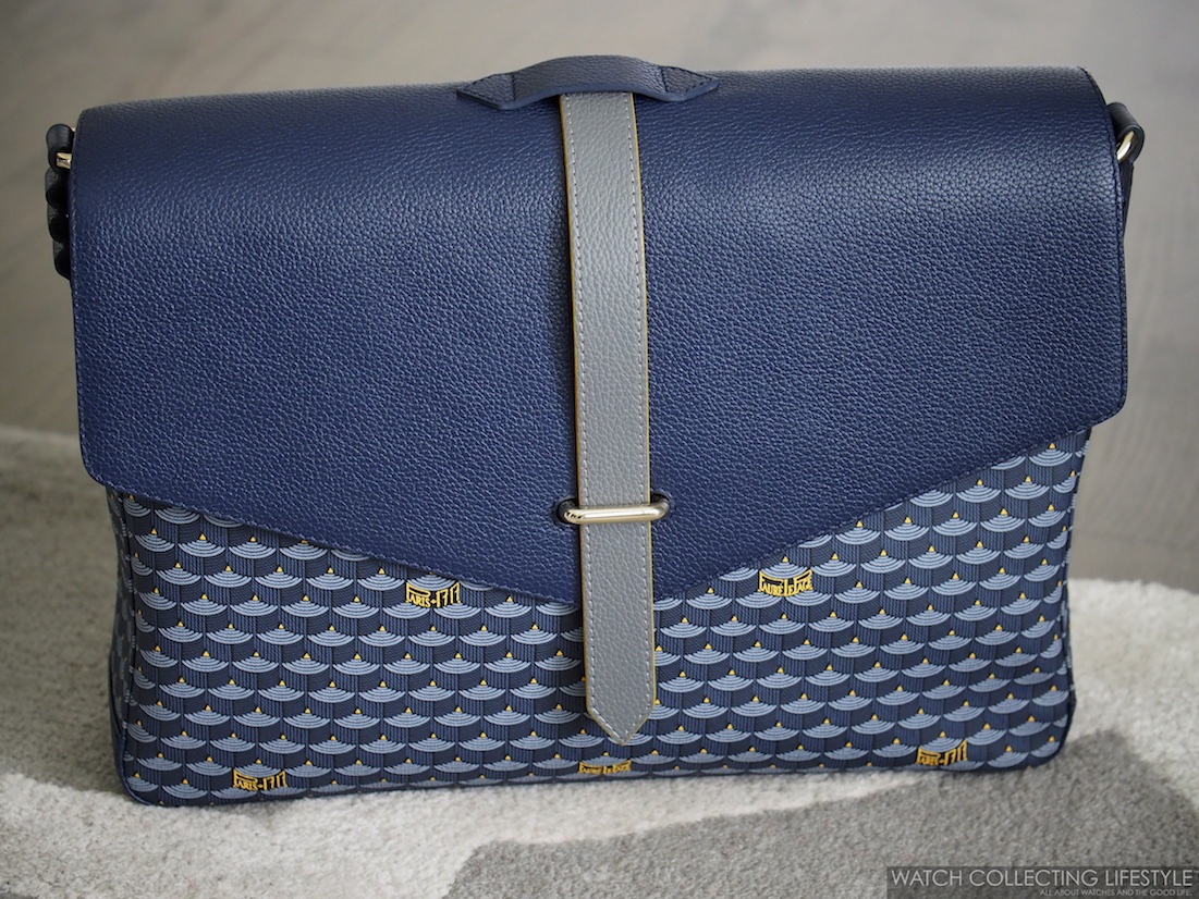 Faure Le Page Blue Monogram Messenger Bag – Savonches