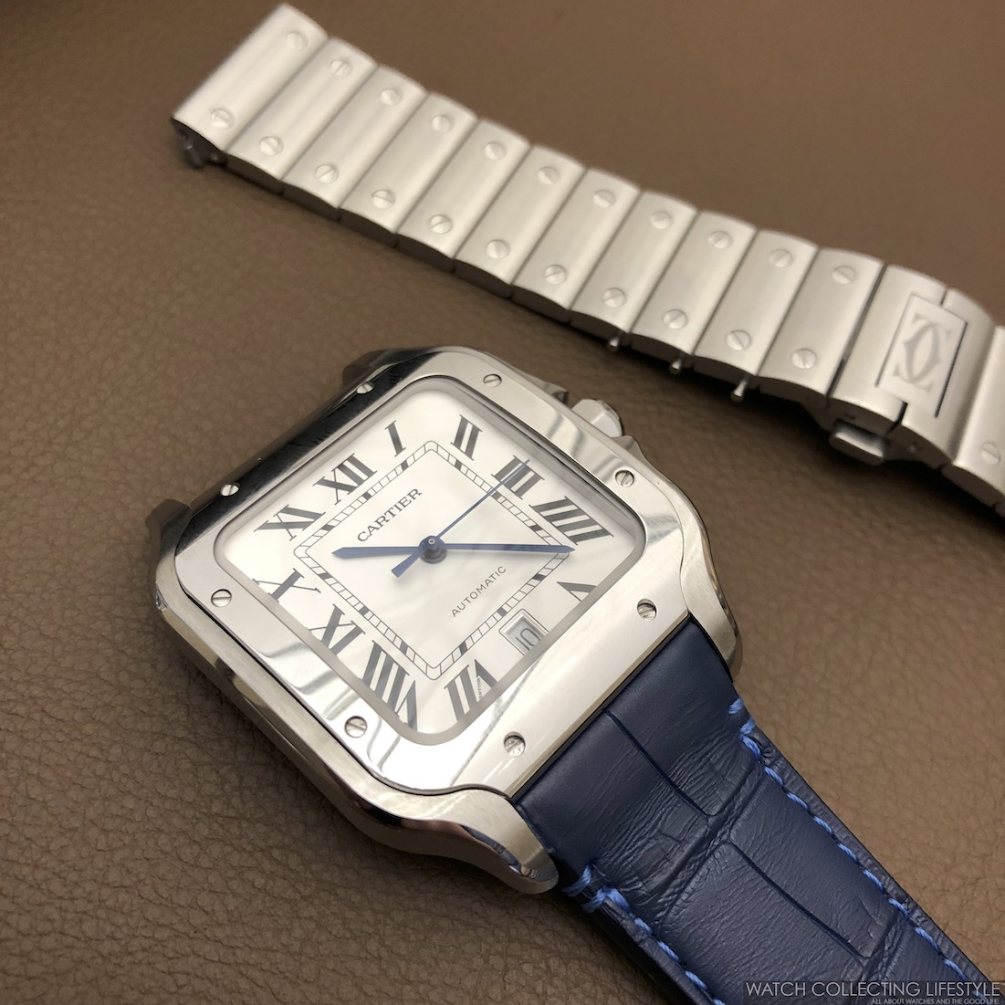 how to change cartier santos strap