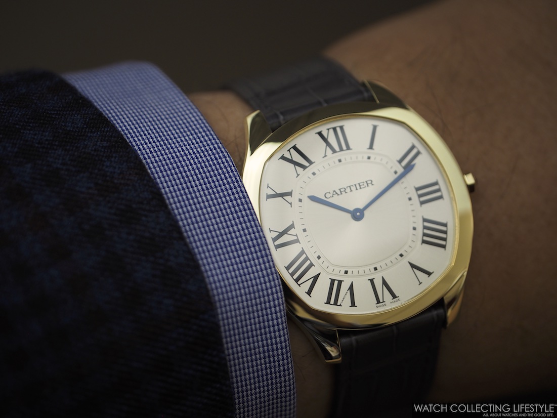 cartier drive extra flat yellow gold