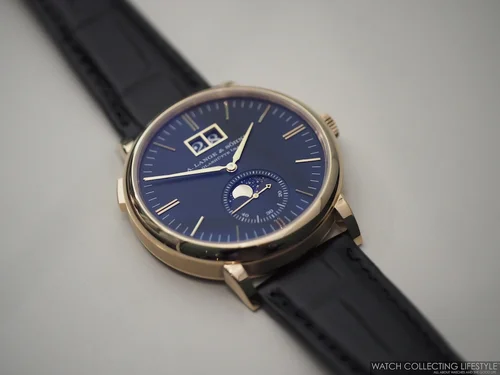 Insider A Lange Sohne Saxonia Moonphase With Black Dial One Of The Best Looking Langes For Those In Love With Black Dials Watch Collecting Lifestyle