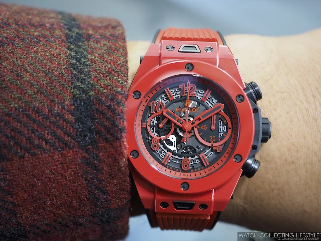 red hublot watch price