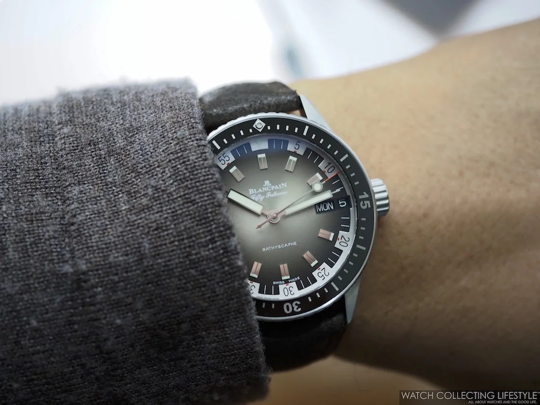 blancpain fifty fathoms bathyscaphe day date 70s