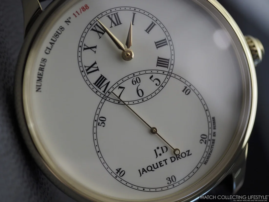 Insider: Jaquet Droz Grande Seconde Enamel Tribute 218th Anniversary. Hands-on with a Very Elegant and Understated Timepiece.