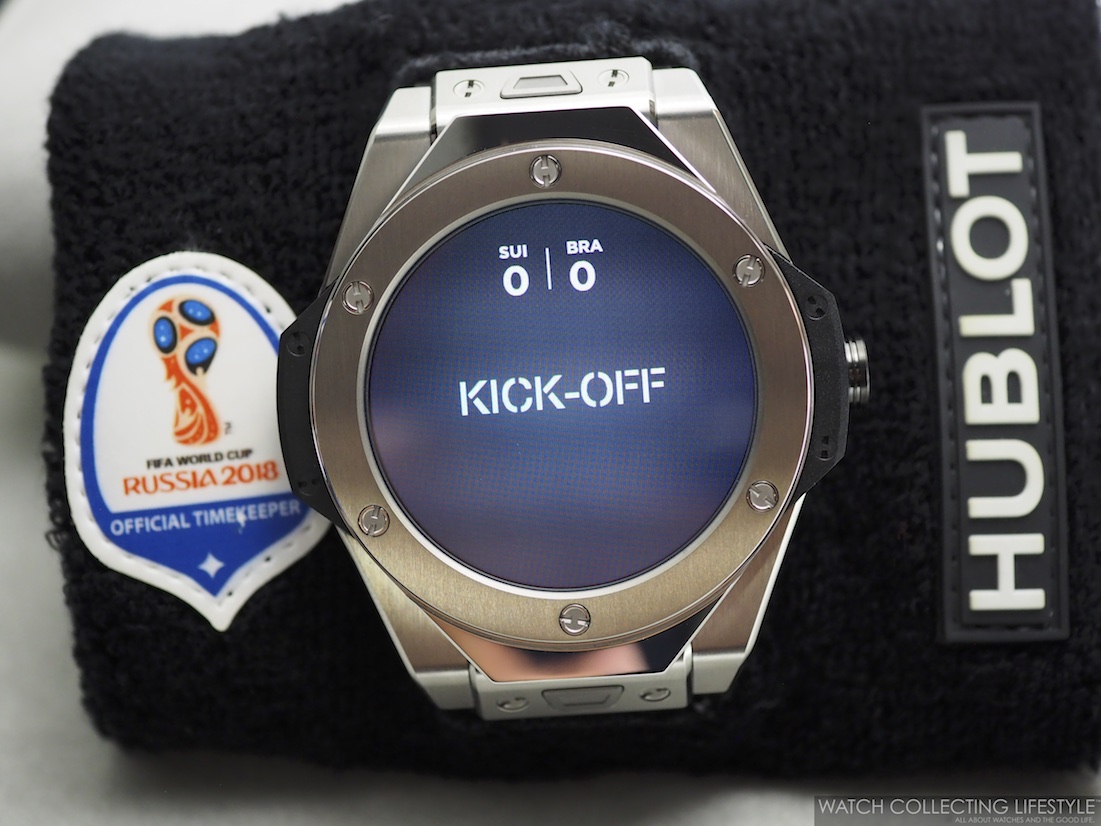 La Cote des Montres: The Hublot Big Bang Referee 2018 FIFA World Cup  Russia™ watch - Hublot and football are connected - Keeping pace with the  games in real time