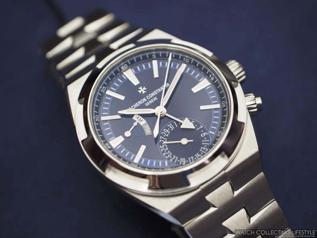 Please have a look at this truly beautiful blue Vacheron Constantin  Overseas Chronograph –