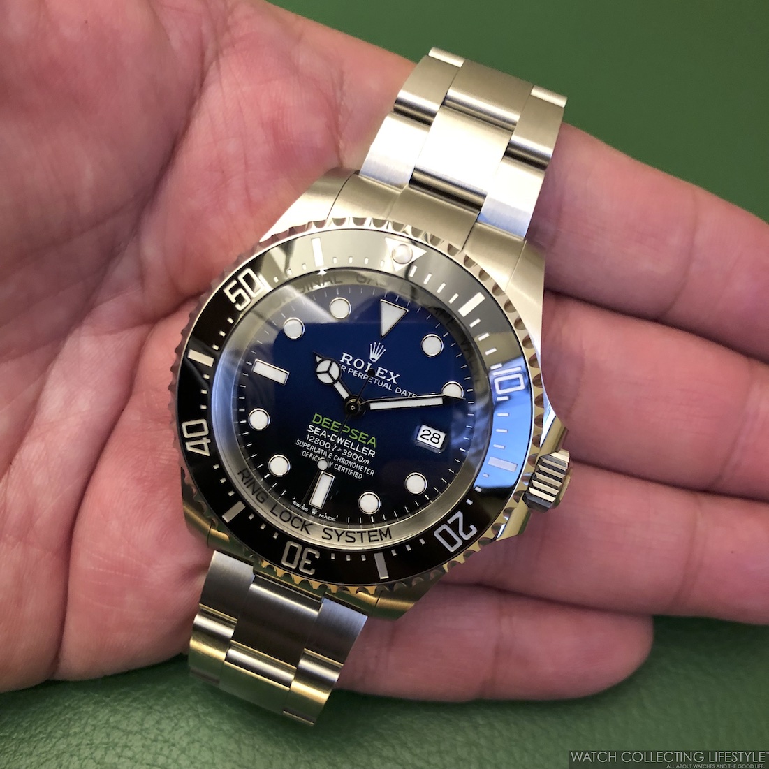 rolex deepsea blue