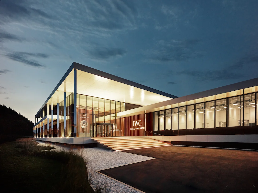 iwc-manufacturingcenterexteriorviewmainentrancebynight..jpg