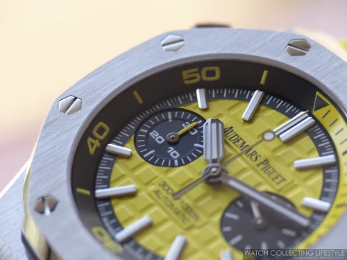 royal oak offshore diver yellow