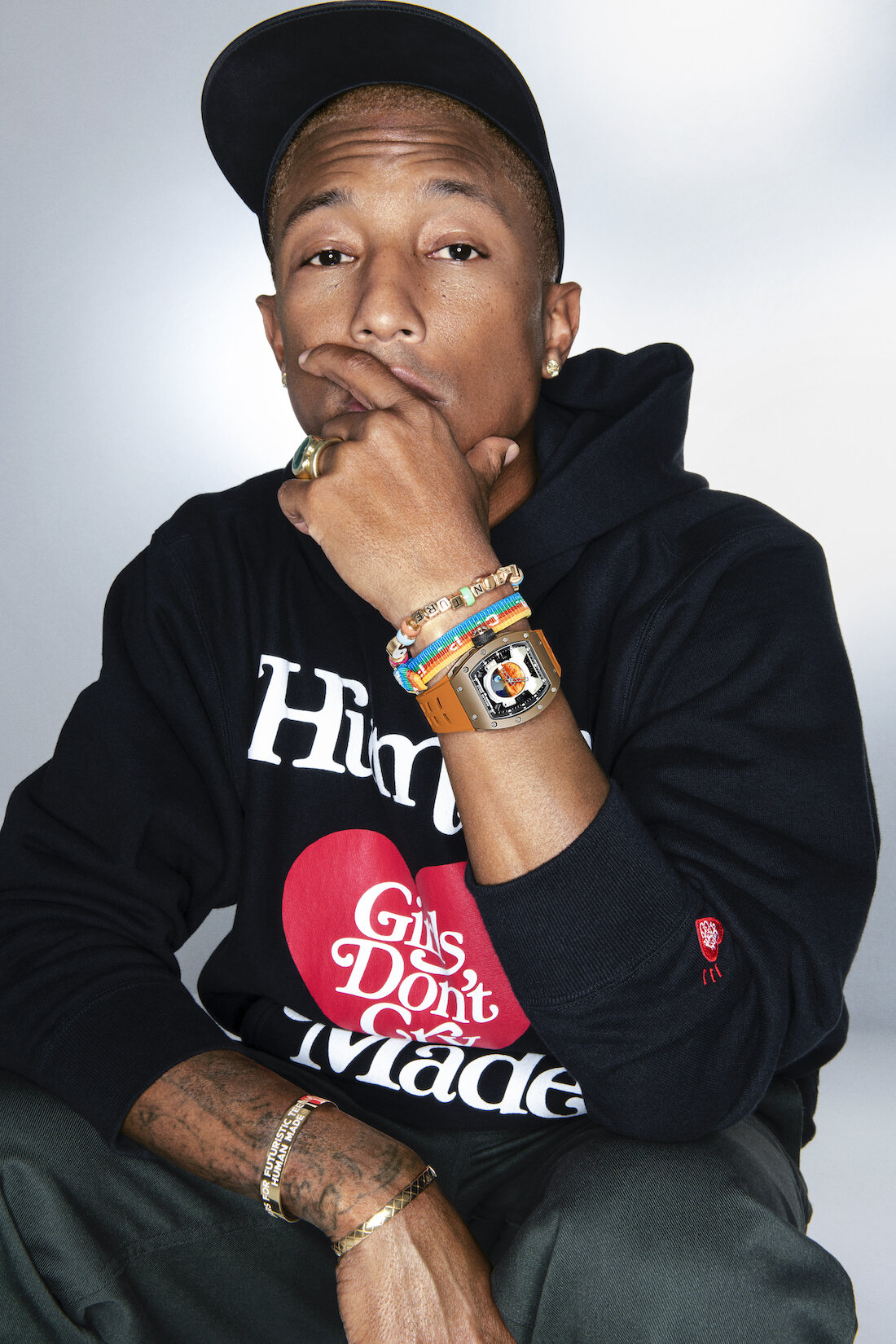 Pharrell Williams Rocks an Bonkers Richard Mille at His Debut LV Show –  Robb Report