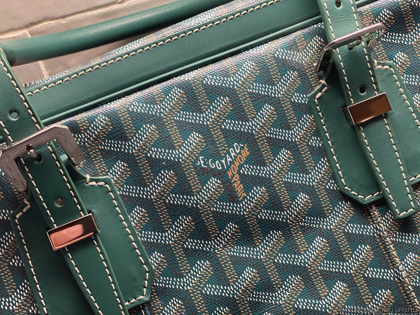 Experience: Goyard Goyardine Ambassade Briefcase. The Color of Money is  Green and so is a Rolex Submariner Hulk. — WATCH COLLECTING LIFESTYLE
