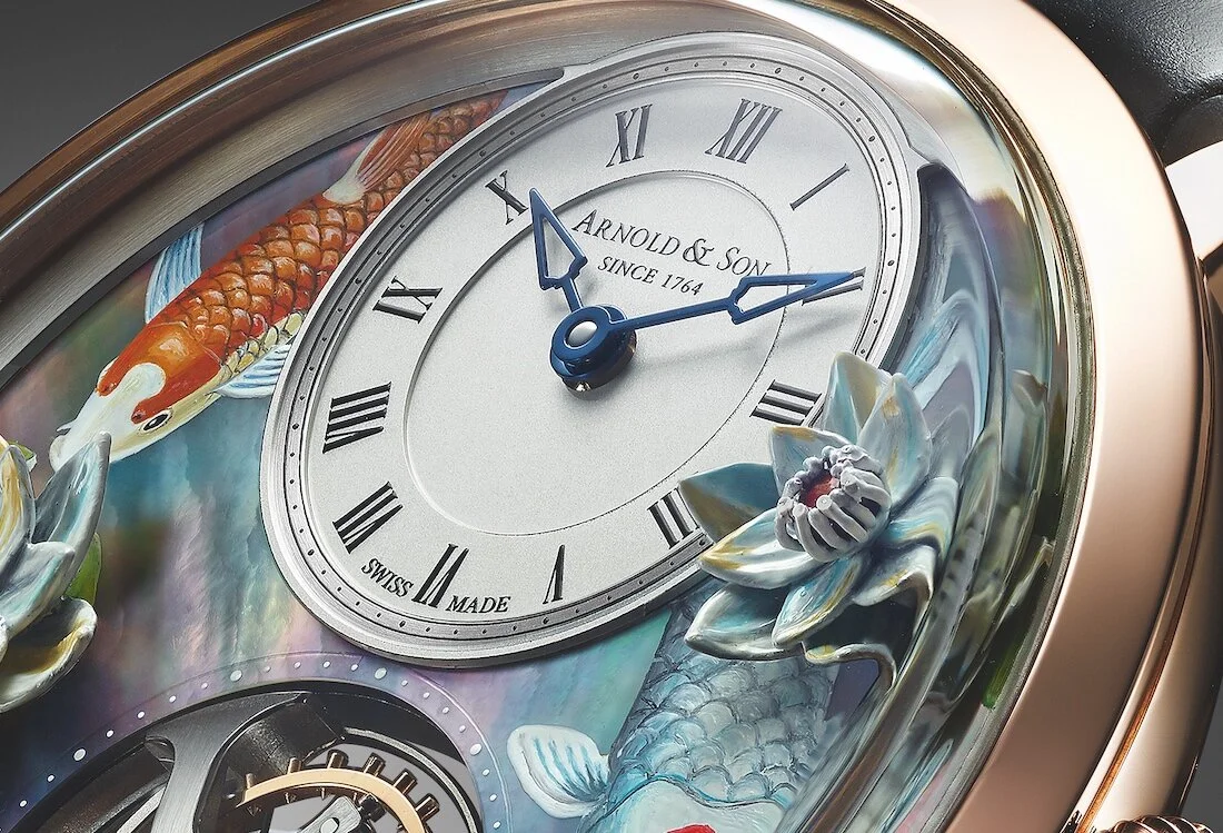 News: Arnold &amp; Son UltraThin Tourbillon Koi Unique Piece