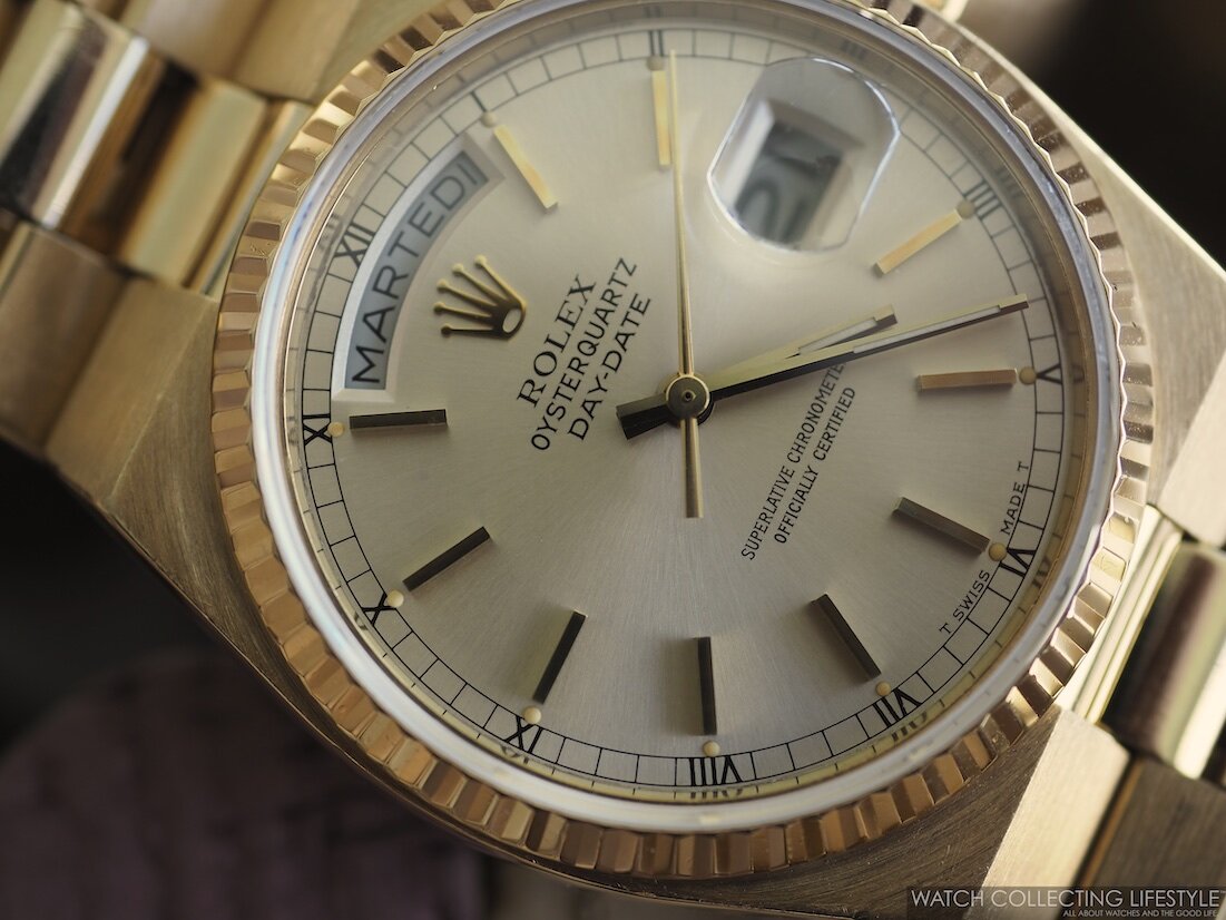 rolex president quartz