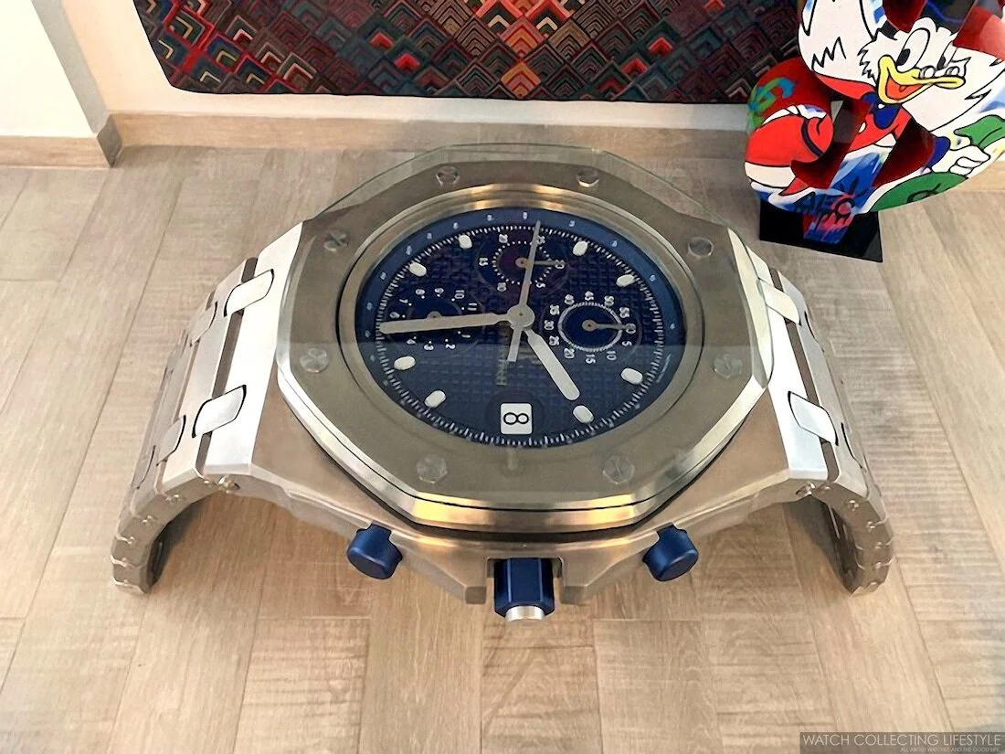 Experience Watch Coffee Tables by Pedro Costa. Supersized Timepieces