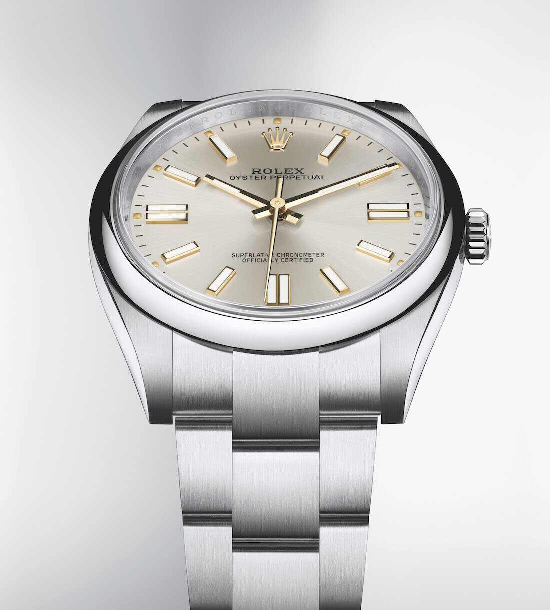 silver oyster perpetual rolex