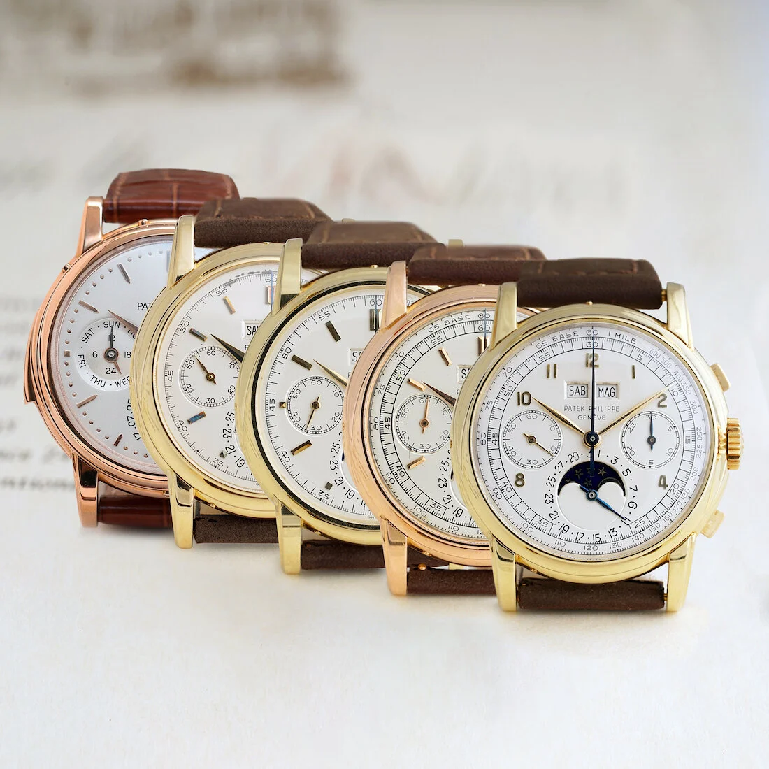 News Phillips Watches To Sell All Four Series Of The Patek Philippe Ref 2499 And An Elusive Ref 3974r Watch Collecting Lifestyle