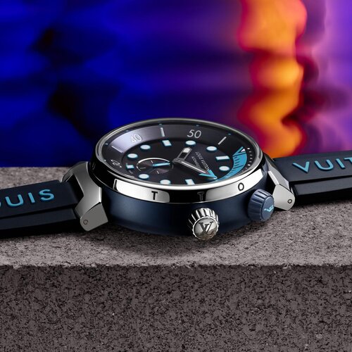 Louis Vuitton Tambour Street Diver Urban Green – The Watch Pages