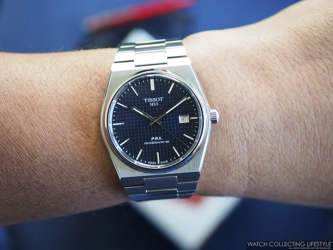 Hands-On With The Ultra-Cool Ice-Blue Tissot PRX Powermatic 80