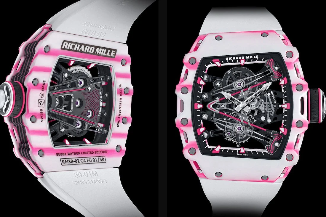 Introducing: Richard Mille RM 38-02 Tourbillon Bubba Watson. A Limited Edition of 50 Pieces.