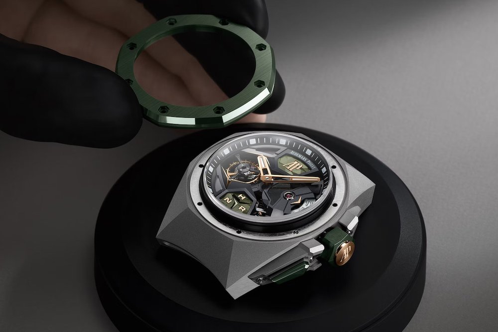 Audemars Piguet unveils a Black Ceramic Royal Oak Selfwinding timepiece  designed in collaboration with Carolina Bucci