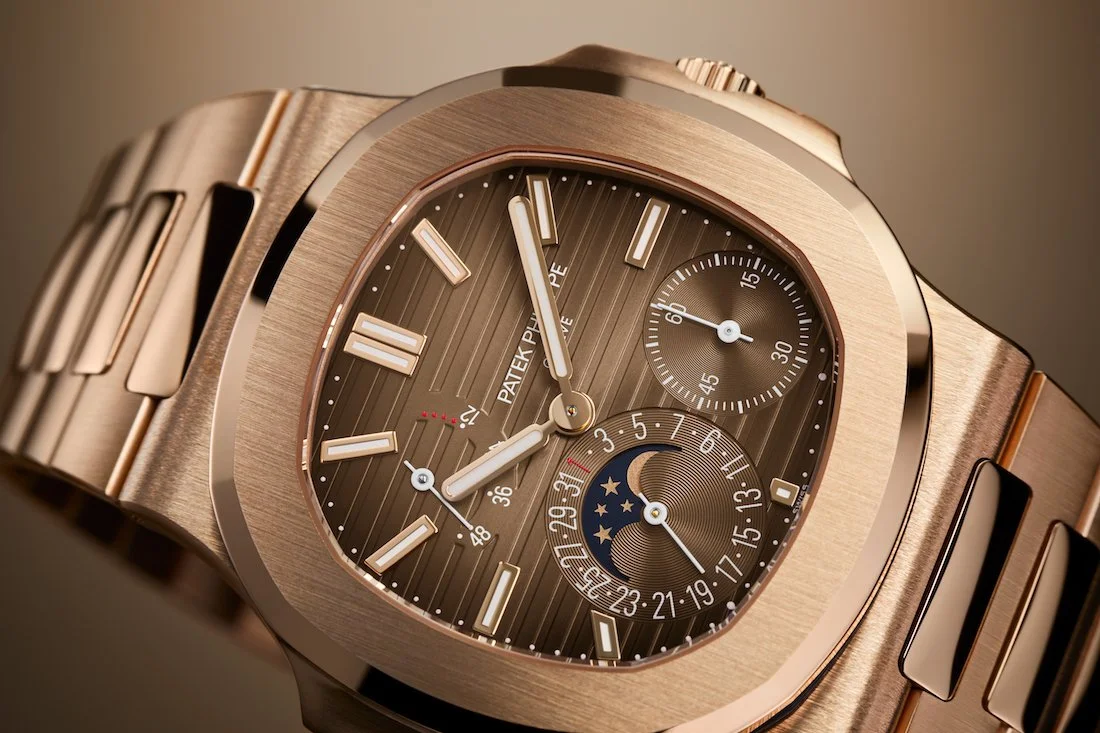 Introducing: Patek Philippe Nautilus ref. 5712/1R-001. Our Favorite Nautilus Now in 18K Rose Gold.