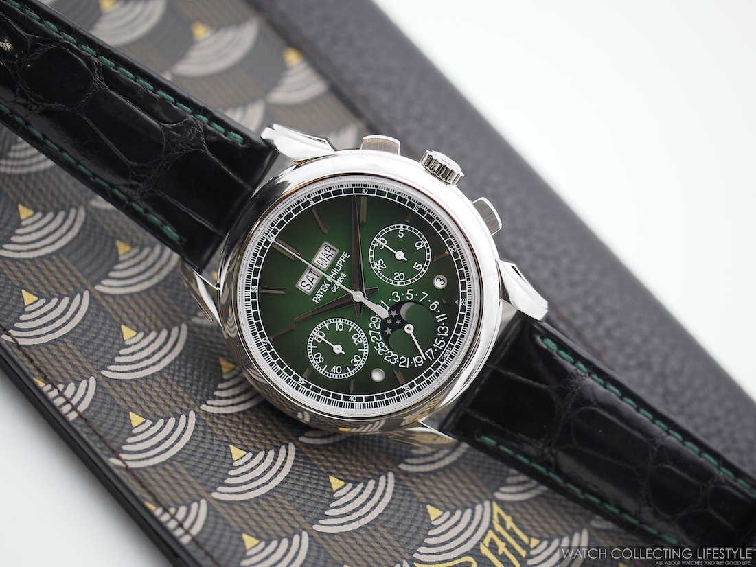 Patek Philippe ref. 5270P-014 Lacquered Green Dial 