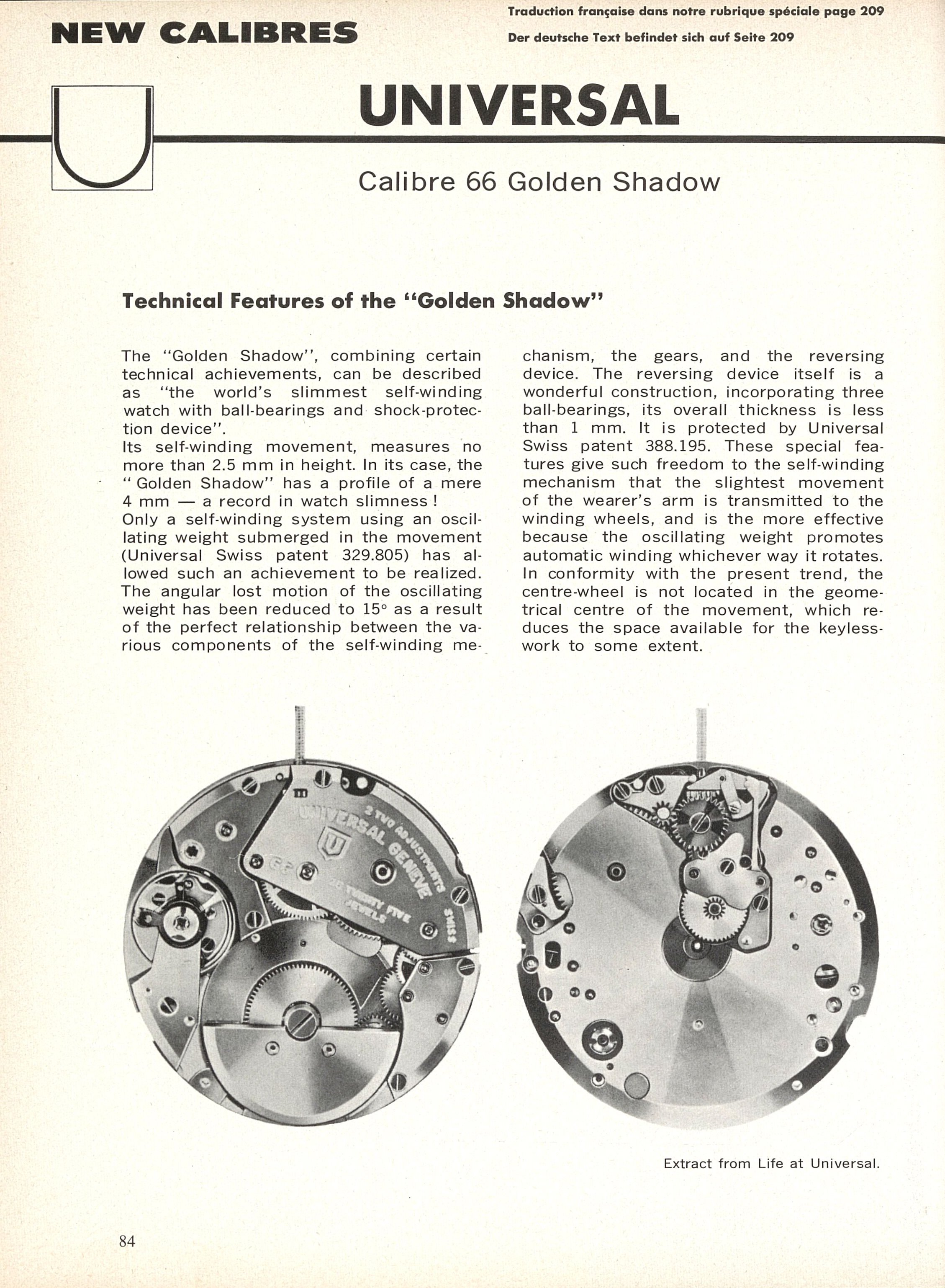 08_Universal Geneve advertising for the Golden Shadow watch published in Europa Star in 1966.jpg