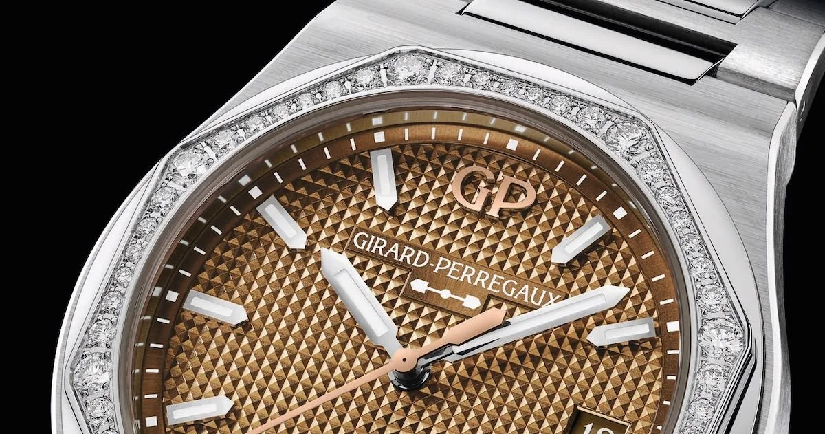 Introducing: Girard-Perregaux Laureato 38 Copper Dial Diamond-Set Bezel