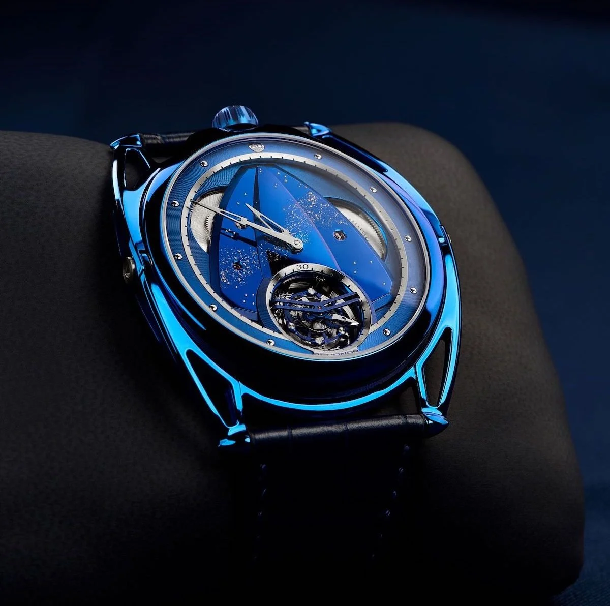 Introducing: De Bethune DB28XP Kind of Blue Tourbillon. A 20-Piece Limited Edition.