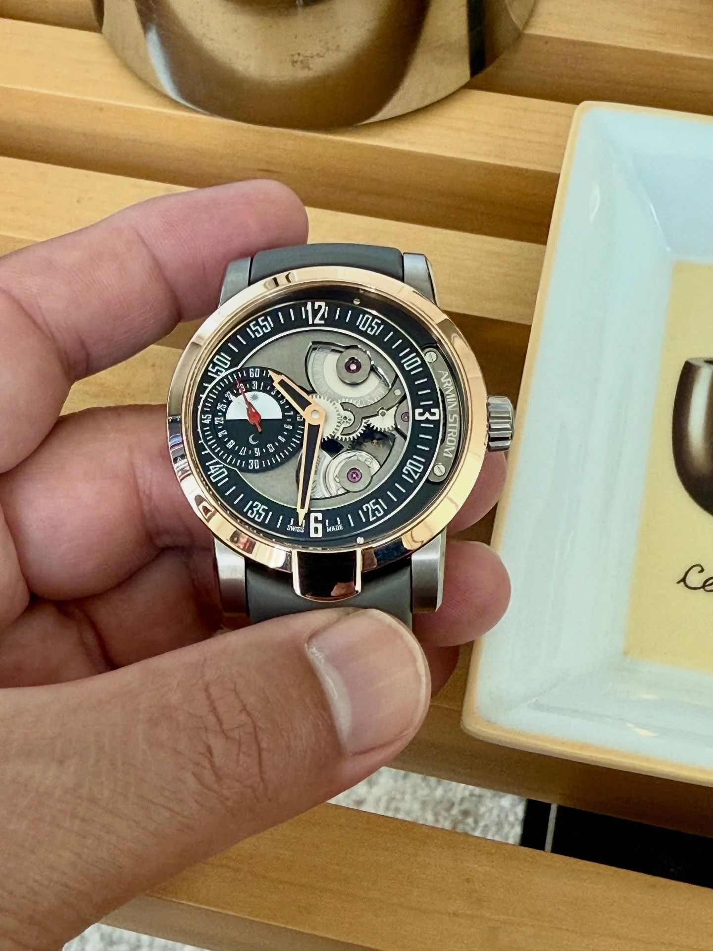 Exactly 9 years ago on September 27, 2016 I received my @arminstrom Gravity Date Watch Collecting Lifestyle Edition Unique Piece. Interesting that it came back from service the day before its anniversary, and even more wild that it was stolen the nig