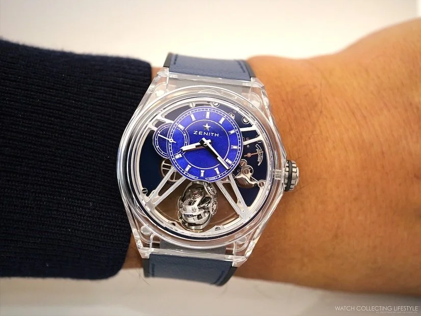 Presenting the new @zenithwatches DEFY Zero G. First unveiled in 2008, by 2018 the Zenith Zero G was refined with a more compact &ldquo;Gravity Control&rdquo; gyroscopic module that now occupies just 30% of its initial volume. This assembly is compos