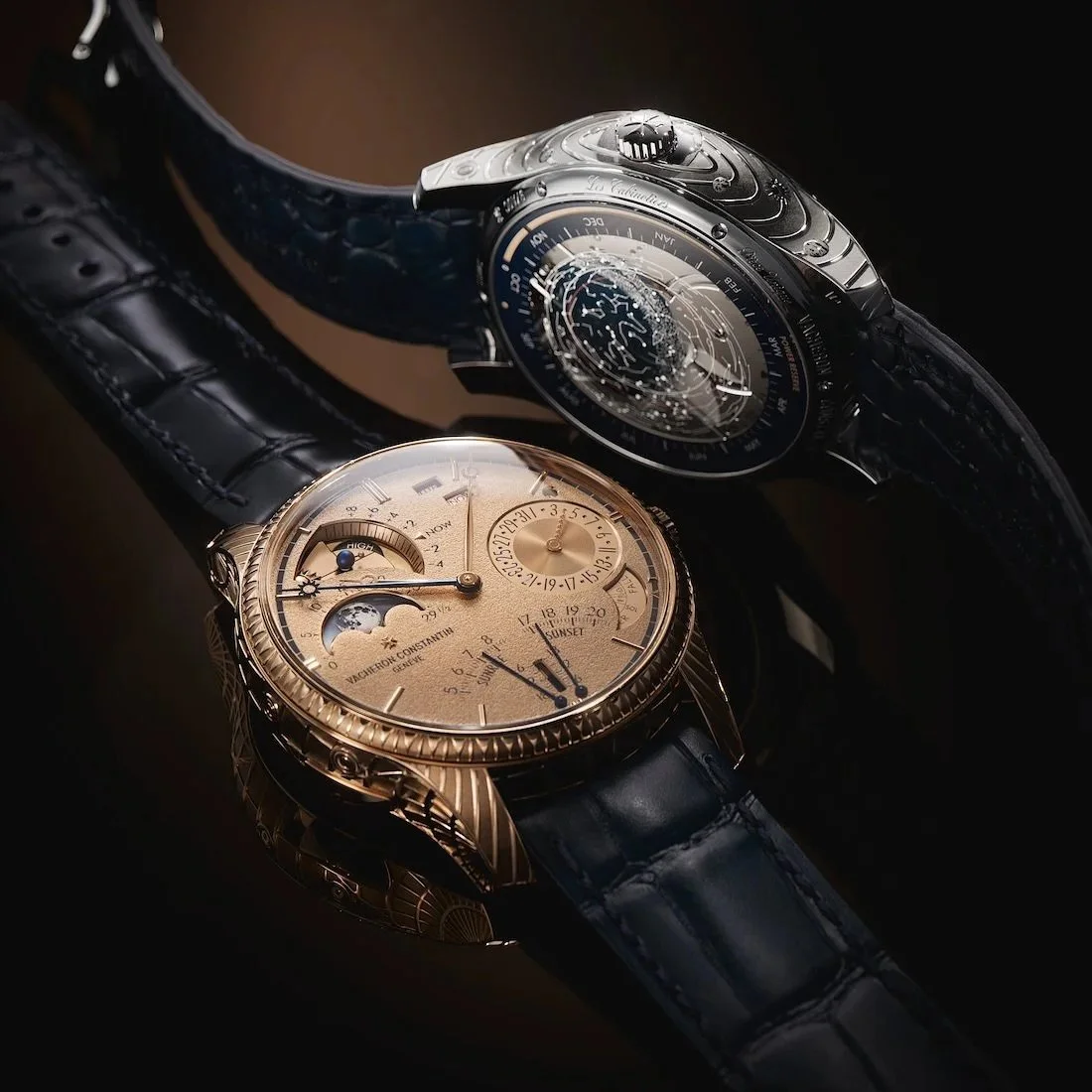 Two new interpretations of the @vacheronconstantin Les Cabinotiers Celestia Astronomical Grand Complication are presented: Homage to Ptolemy and Homage to Copernicus, representing parallel universes of watchmaking. These two single-piece editions emb