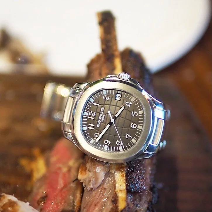 Serving watches medium rare since 2013. #patek #patekphilippe #watchcollectinglifestyle #5167 #aquanaut 5️⃣1️⃣6️⃣7️⃣