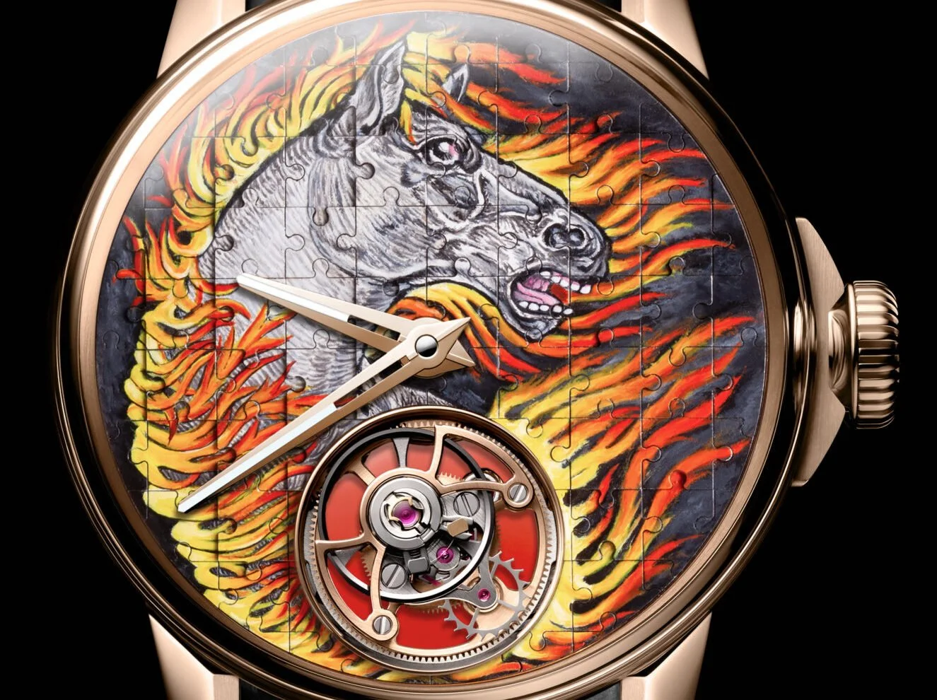 Introducing: Louis Moinet Tourbillon Puzzle Fire Horse—Celebrating Chinese New Year