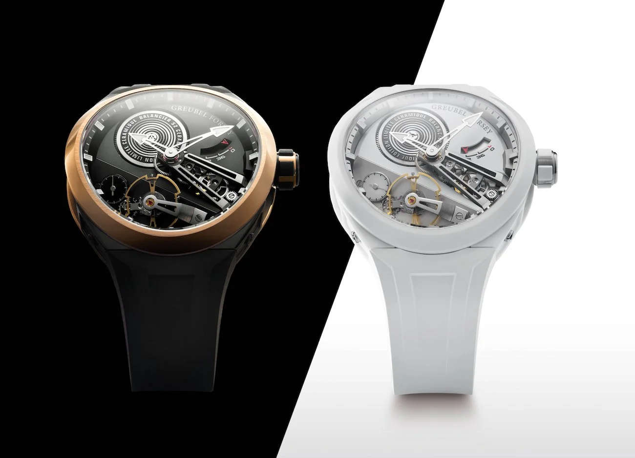 Introducing: Greubel Forsey Balancier Convexe S² in White Ceramic and Black Ceramic with 5N Red Gold—An 11-Piece Final Edition
