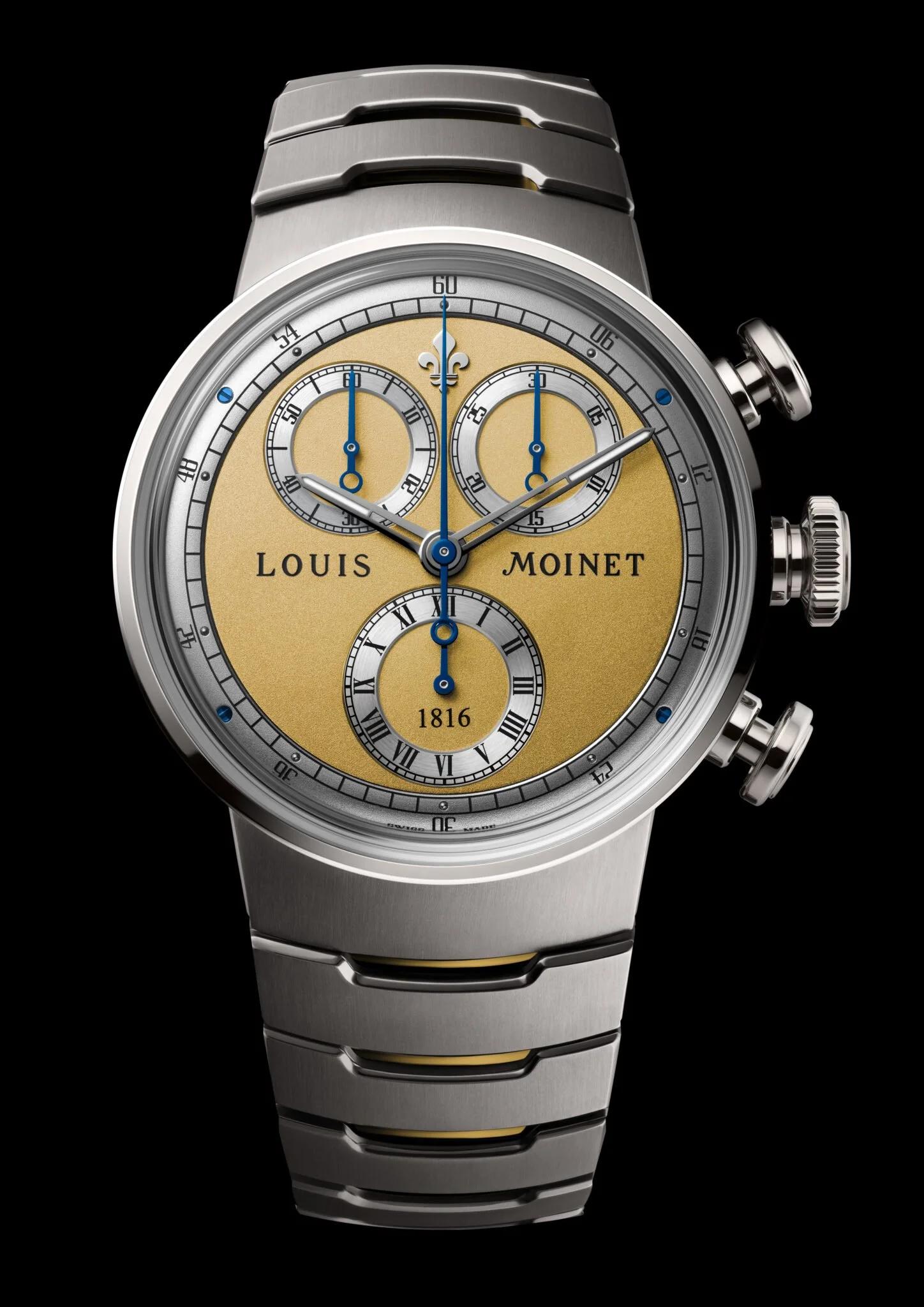 Introducing: Louis Moinet 1816 Chronograph Champagne—A Two-Tone Iteration