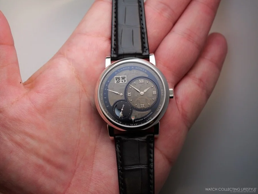 A. Lange &amp; S&ouml;hne Lange 1 Tourbillon Perpetual Calendar Lumen&mdash;A Grand Complication That Never Goes Dark (Live Photos). A. Lange &amp; S&ouml;hne has always treated the Lange 1&rsquo;s asymmetric dial architecture as a canvas for complic