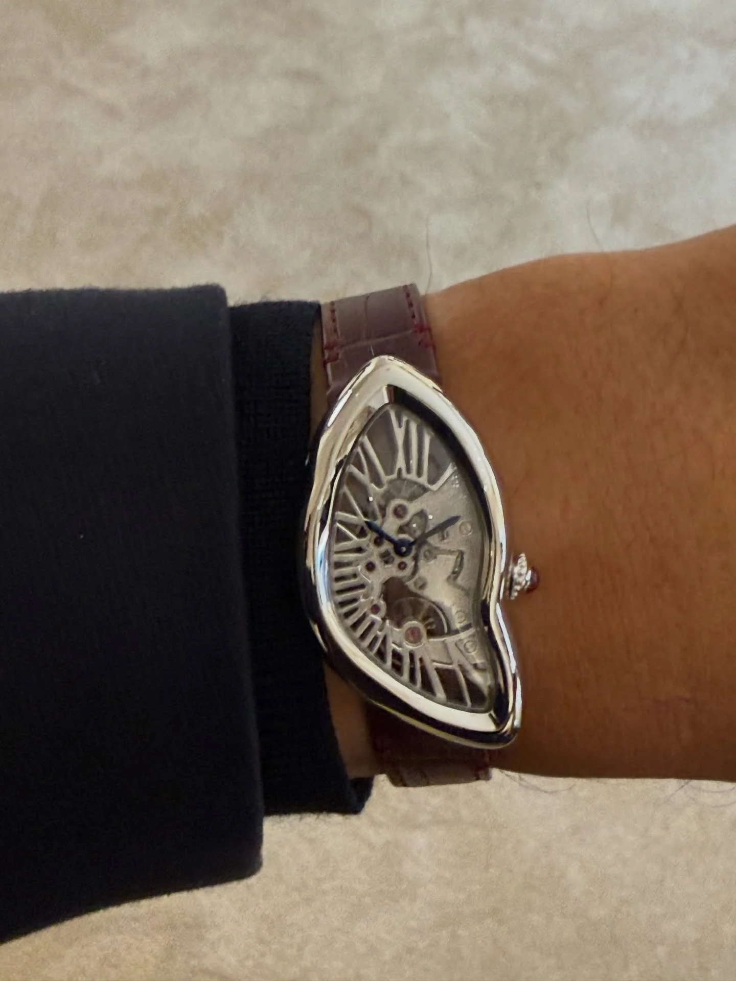 Amazing @cartier Crash Squelette at #watchesandwonders2026 #cartier #cartiercrash