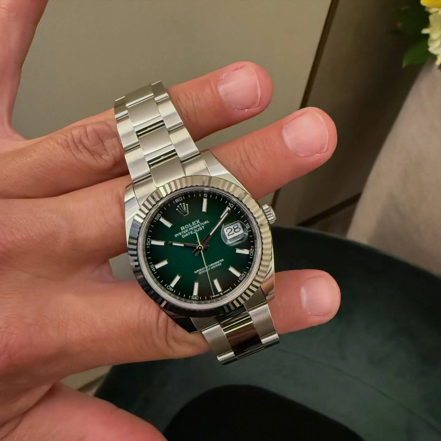 100 years of the @rolex Oyster case properly celebrated with this Datejust 41. #watchesandwonders2026 #rolex #watchcollectinglifestyle