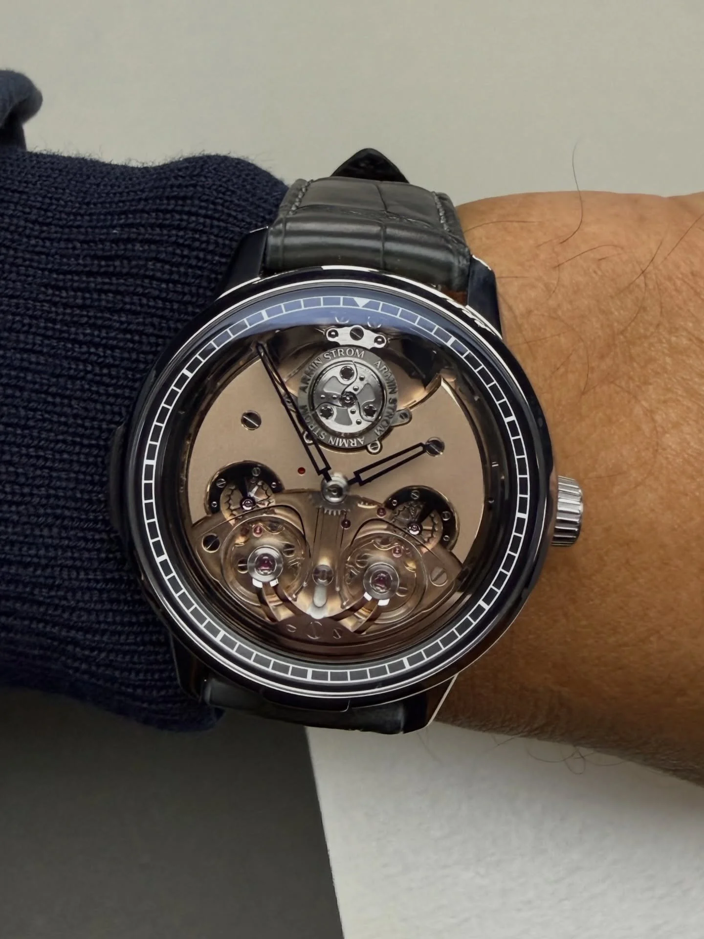 In our top five for Watches and Wonders 2026. @arminstrom Minute Repeater Resonance. Can chime 12:59 on demand at any time. 😱 #arminstrom #minuterepeater #watchesandwonders2026 #watchesofinstagram