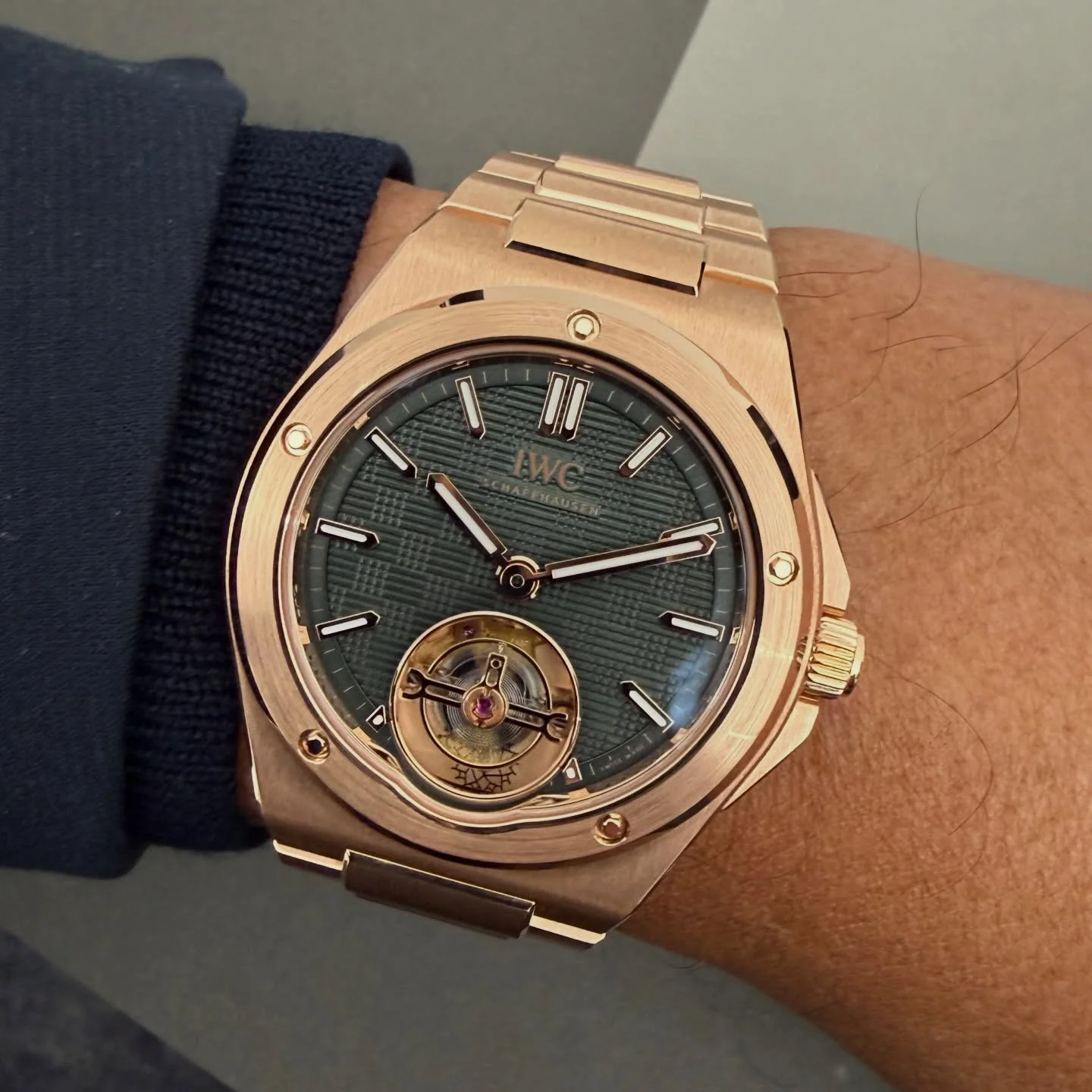 @iwcwatches hitting a home run. Ingenieur Tourbillon. #watchesandwonders2026 #iwcingenieur #iwc #tourbillon