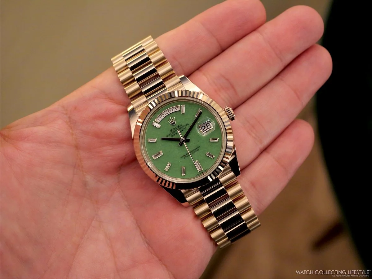 Introducing: Rolex Day-Date 40 in Jubilee Gold with Green Aventurine Dial—Reference 228235JG-0003 (Live Photos)