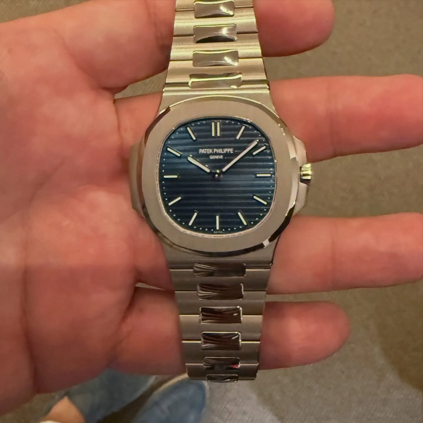 5810. Enough said. #watchesandwonders2026 #patekphilippenautilus #patekphilippe #50thanniversarynautilus #5810