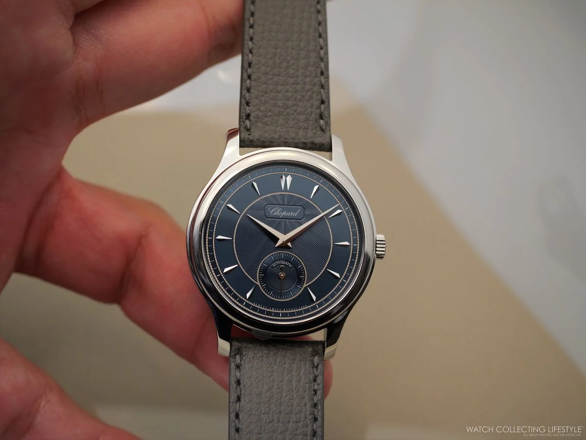 Introducing: Chopard L.U.C 1860 Lucent Steel and Areuse Blue Dial (Live Photos)