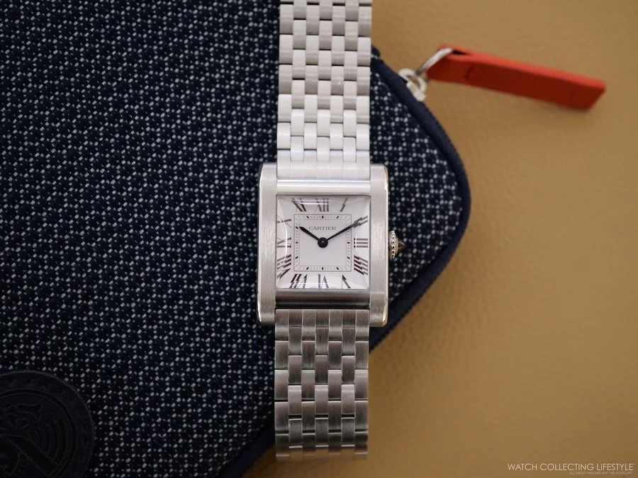 The stunning @cartier Priv&eacute; Tank Normale on Platinum bracelet. #cartier #watchesandwonders2026 #watches